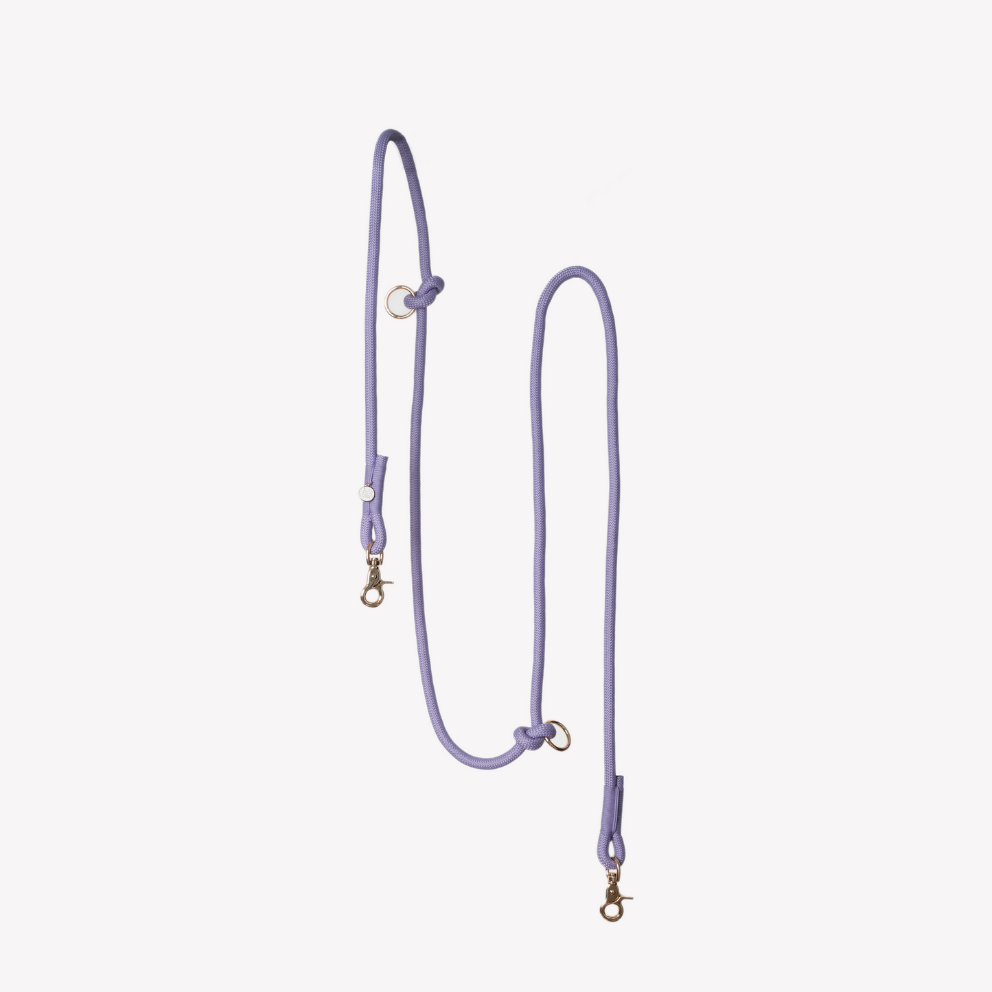 FURLOU lavender hands free braided dog leash

