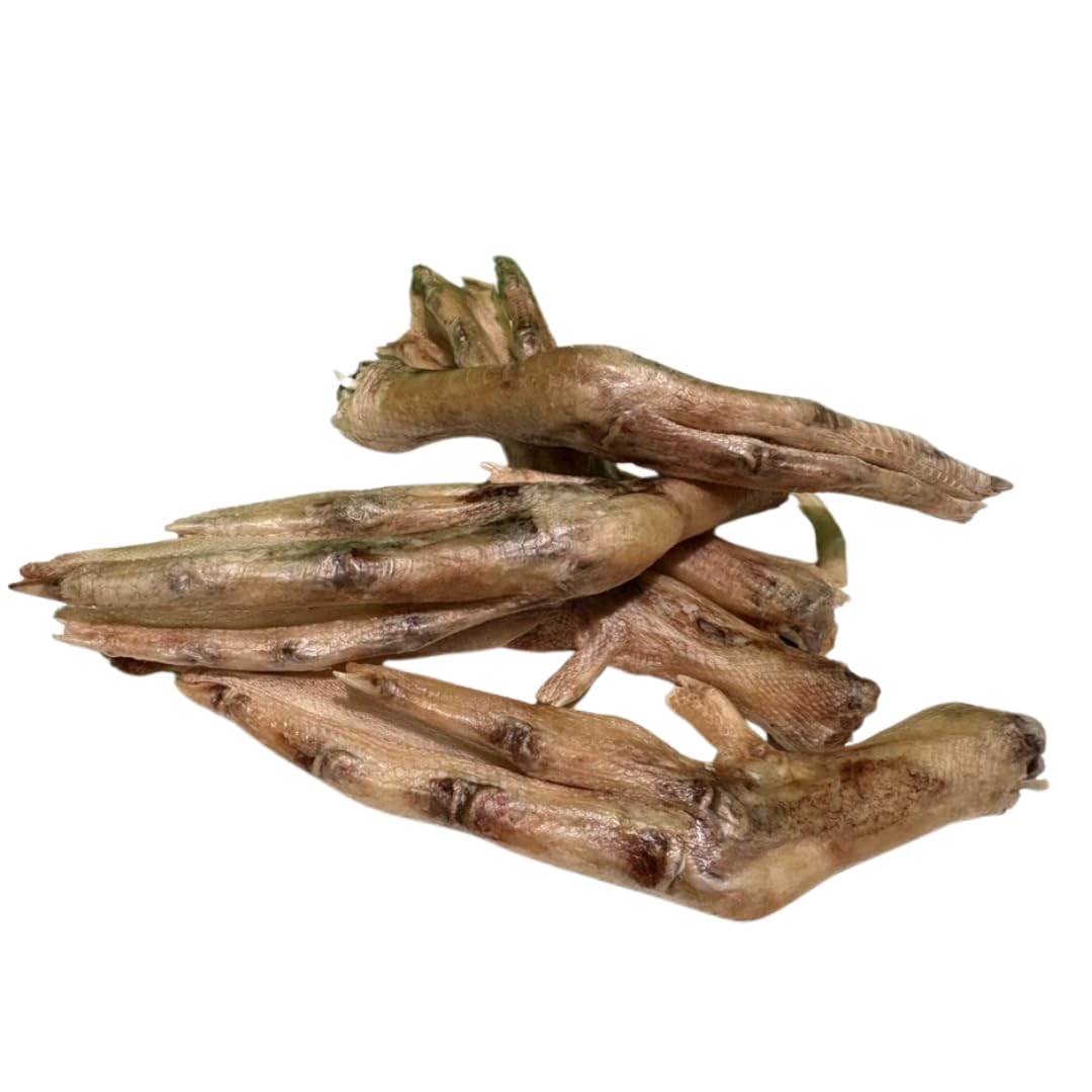 Freeze Dried Duck Feet for Dogs, Natural Joint Support, 10 Count - Premium Quality Made in USA