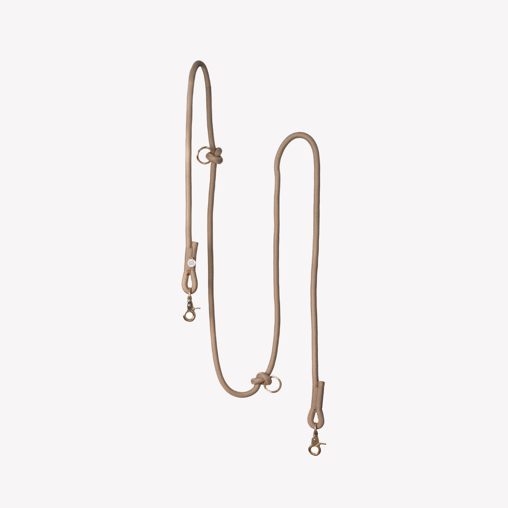 FURLOU sand hands free braided dog leash

