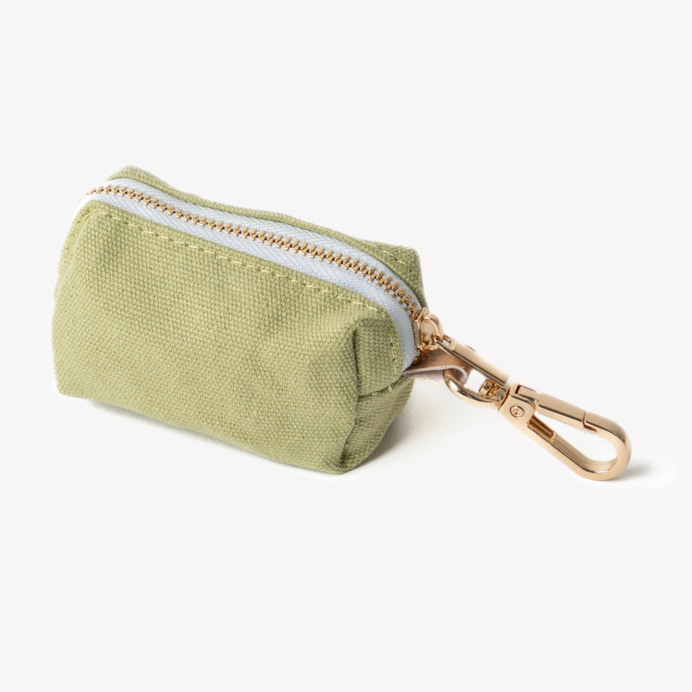 stylish green dog poop bag pouch

