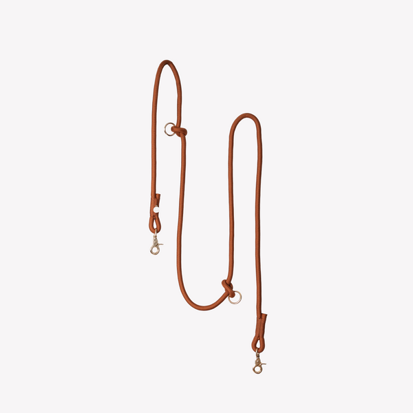 FURLOU clay braided rope hands free leash

