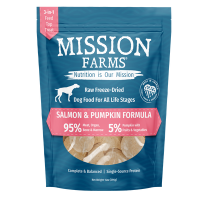 Mission Farms Wild Salmon & Pumpkin 14oz Dog Treat