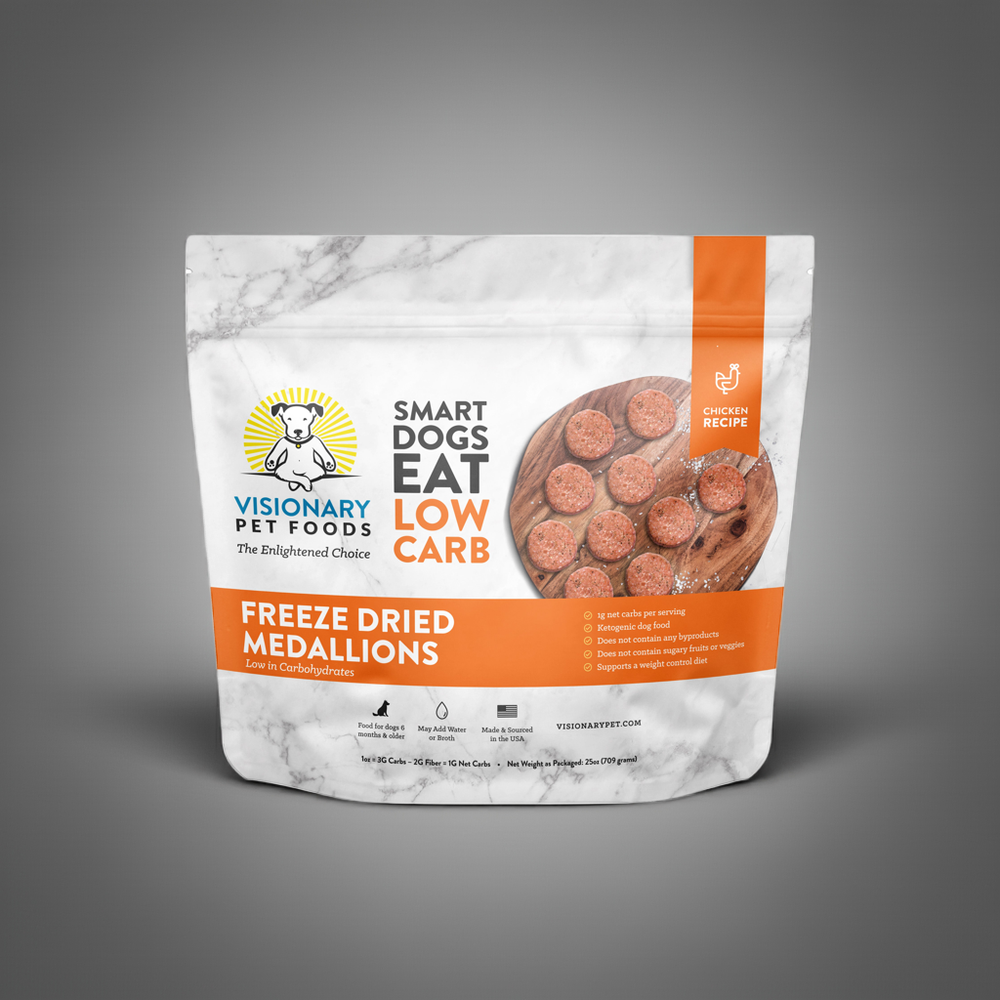 low carb chicken medallions for dogs

