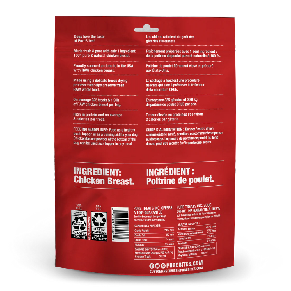 Pure Bites Chicken Freeze Dried Dog Treats