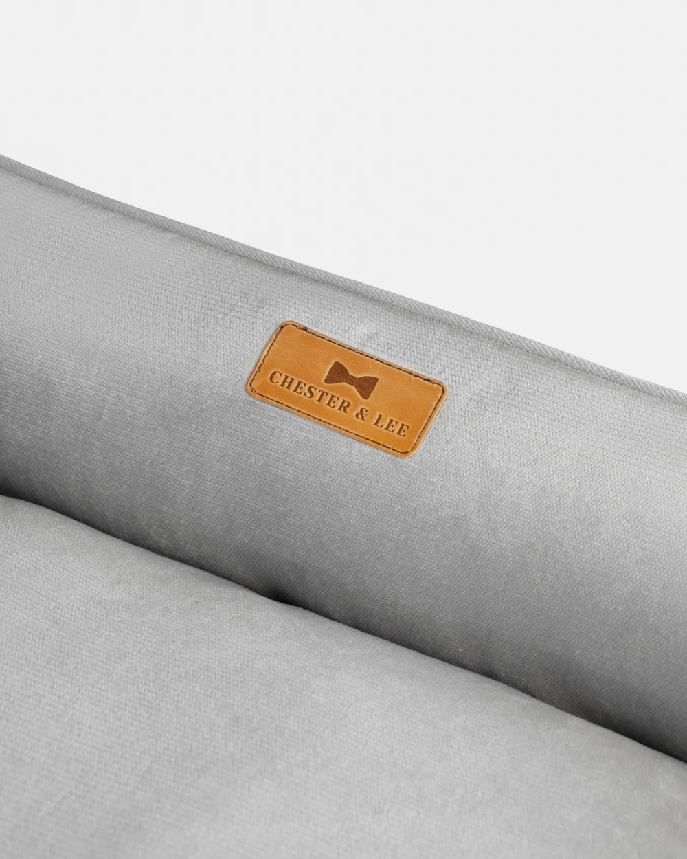 Chester & Lee | Classic Velvet Sleeper Dog Bed Gray