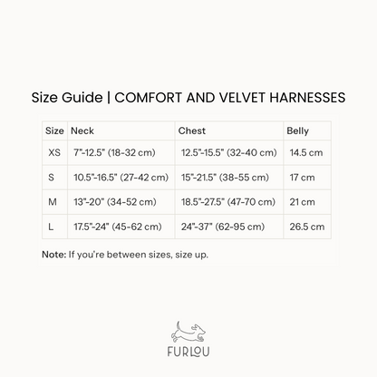 FURLOU - Blue Velvet Dog Harness