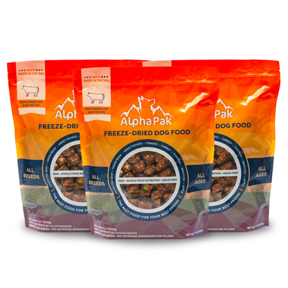 Alpha Pak Premium Raw Freeze Dried Food