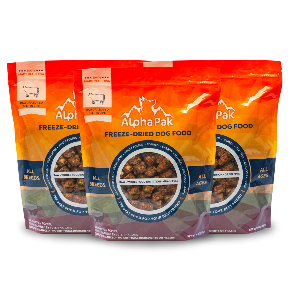 Alpha Pak Premium Raw Freeze Dried Food