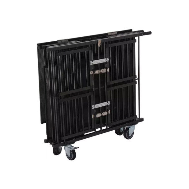 Four Berth Show Trolley By Aeolus black close