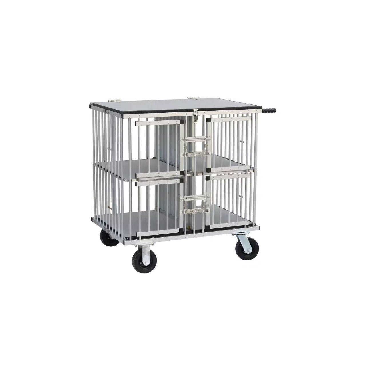 Four Berth Show Trolley By Aeolus silver 