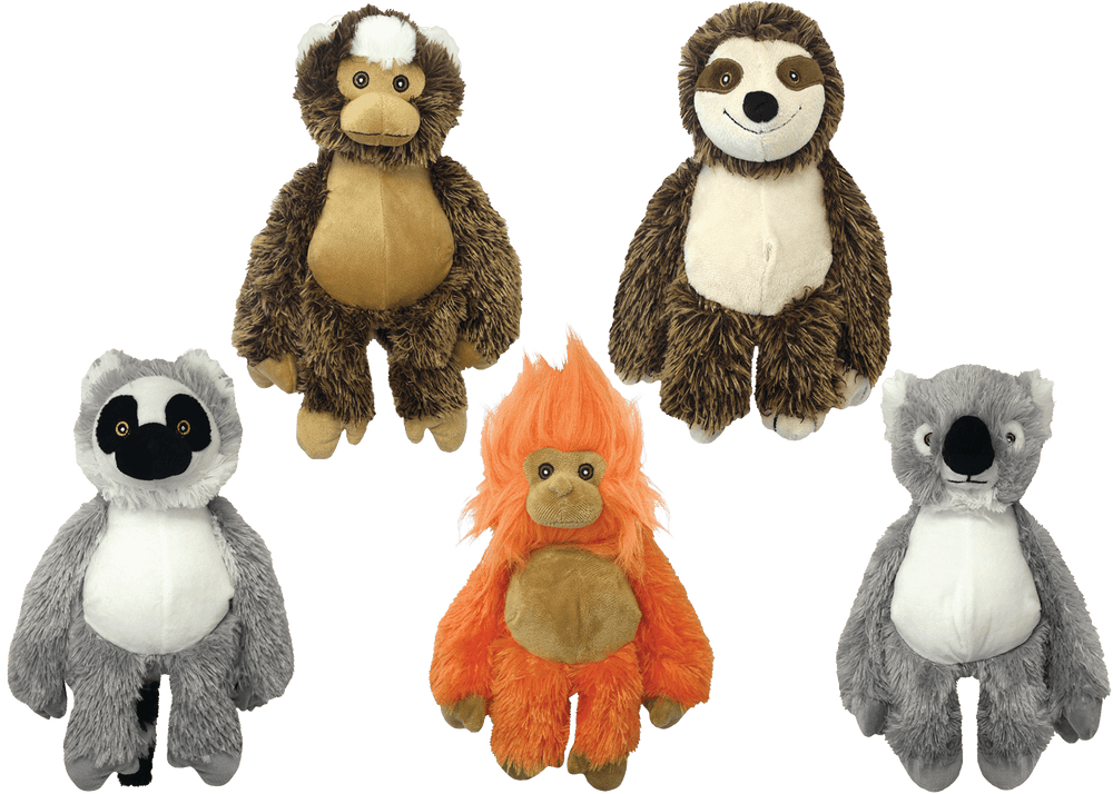 Multipet Bark Buddy Animals - Assorted Animals 10"