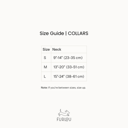 FURLOU - Terracotta Canvas Dog Collar
