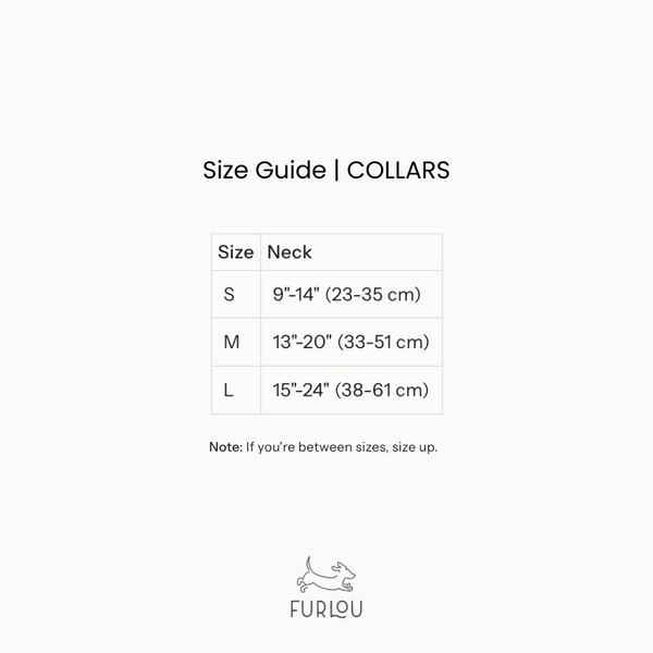 FURLOU - Terracotta Canvas Dog Collar