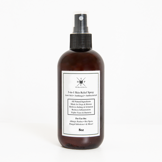 The Hoof & Paw Co. - All Natural 3-in-1 Skin Relief Spray - for Dogs & Horses (8oz)