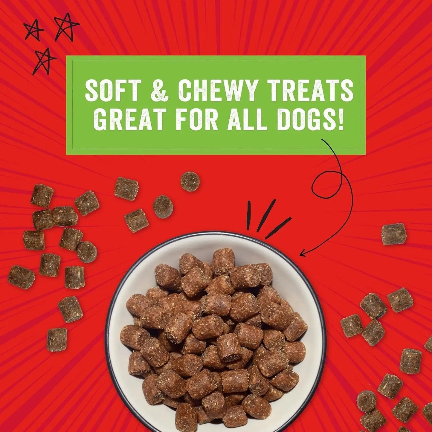 Stella & chewy's - Training Dog Treats - Crav'N Bac'N Soft Bacon & Duck Bites - Premium USA Made - Low Calorie Rewards - 8.25Oz