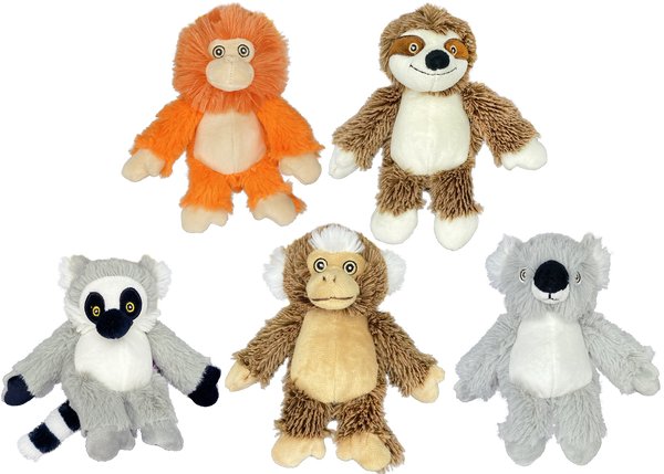 Multipet Minipet Bark Buddies - Assorted Animals (6")