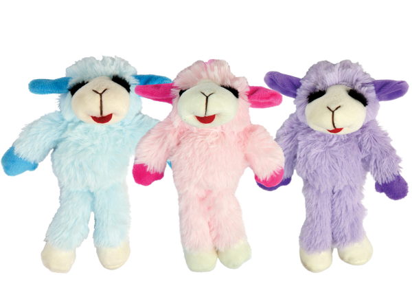Multipet Floppy Lamb Chop - Assorted Colors 14"