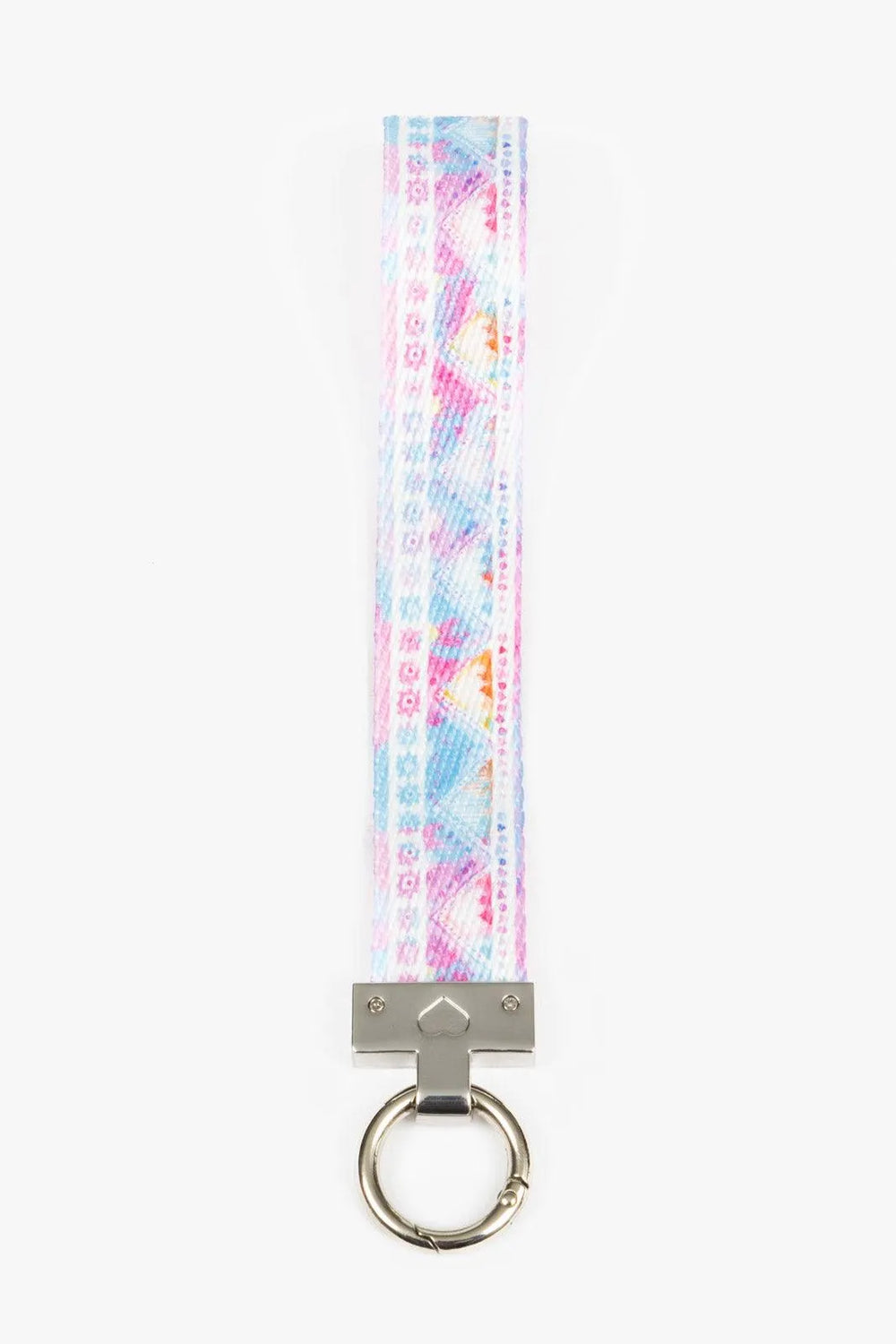 Pink and Blue Wristlet Keychain
