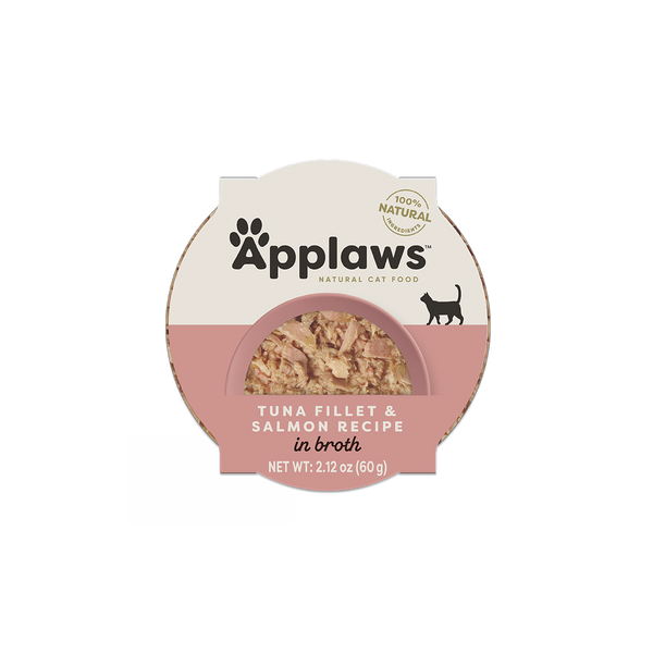 Applaws Tuna Fillet  & Salmon In Broth Wet Cat (2.12oz)
