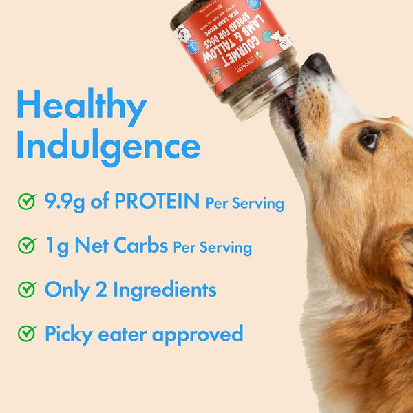 Visionary Pet Foods - Lamb and Beef Tallow Meat Spread | NEW 12oz Jar