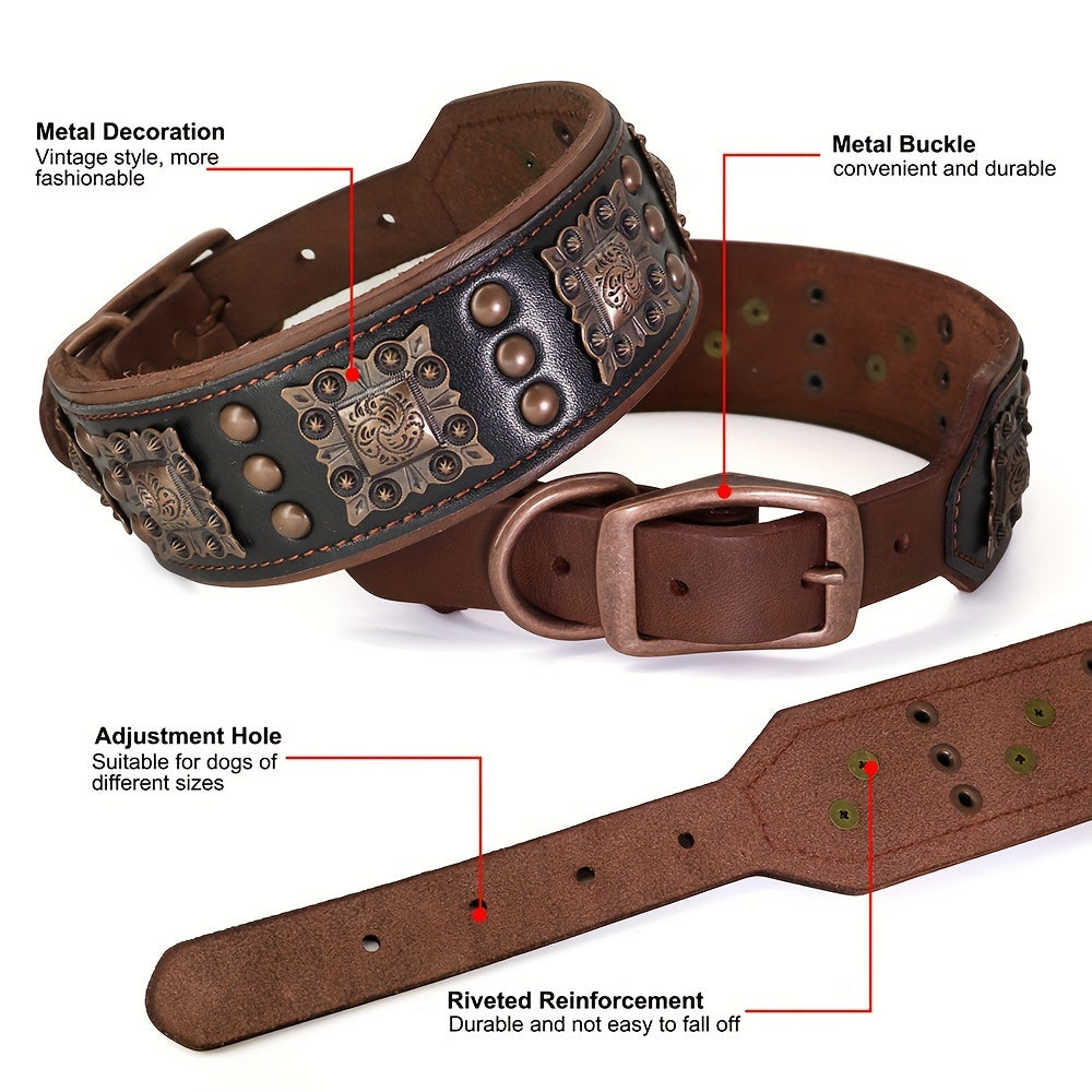 Supreme Leather Dog Collar