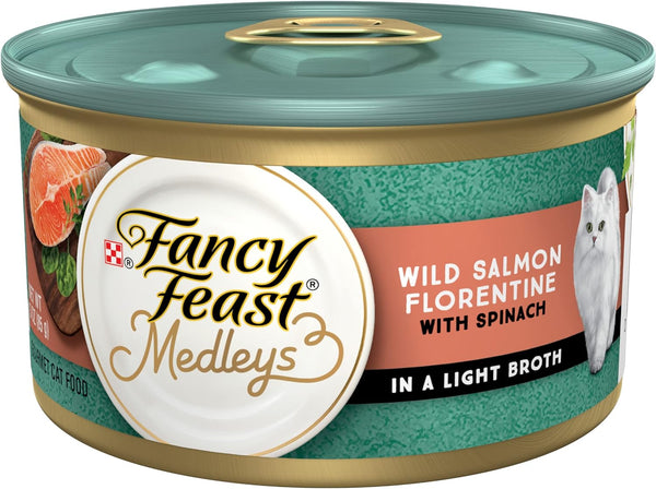 Fancy Feast Medleys Salmon Florentine (3oz)