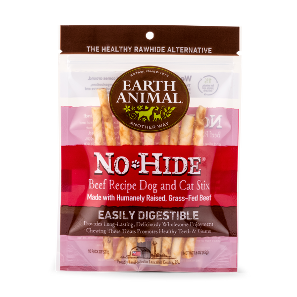 Earth Animal No Hide Beef Pet Stix (10pk) (1.6oz)