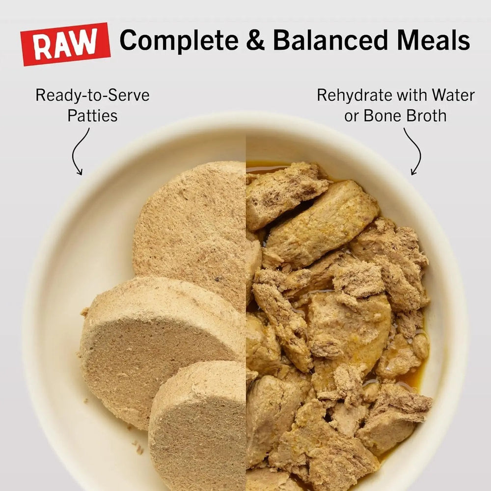 Stella & chewy's - Freeze-Dried Raw Dinner Patties - Beef Recipe - High Protein Grain-Free Puppy & Dog Food - Perfect for Picky Eaters - 14 Oz