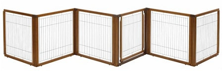 6 Panel Convertible Elite Dog Gate - Autumn Matte