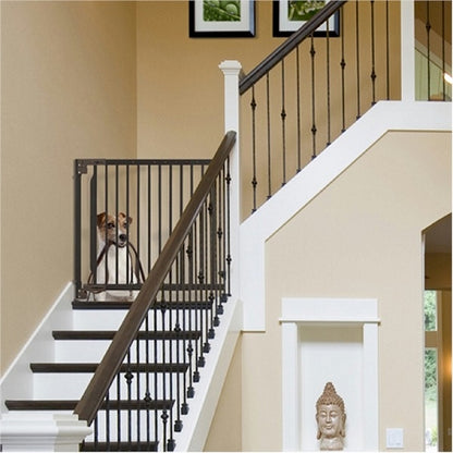 Expandable Walk Thru Dog Gate stairs