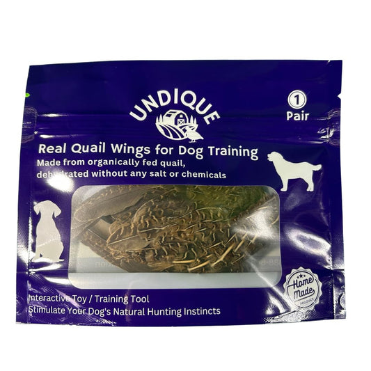 Premium Quail Wings for Dog Training Dog Treats