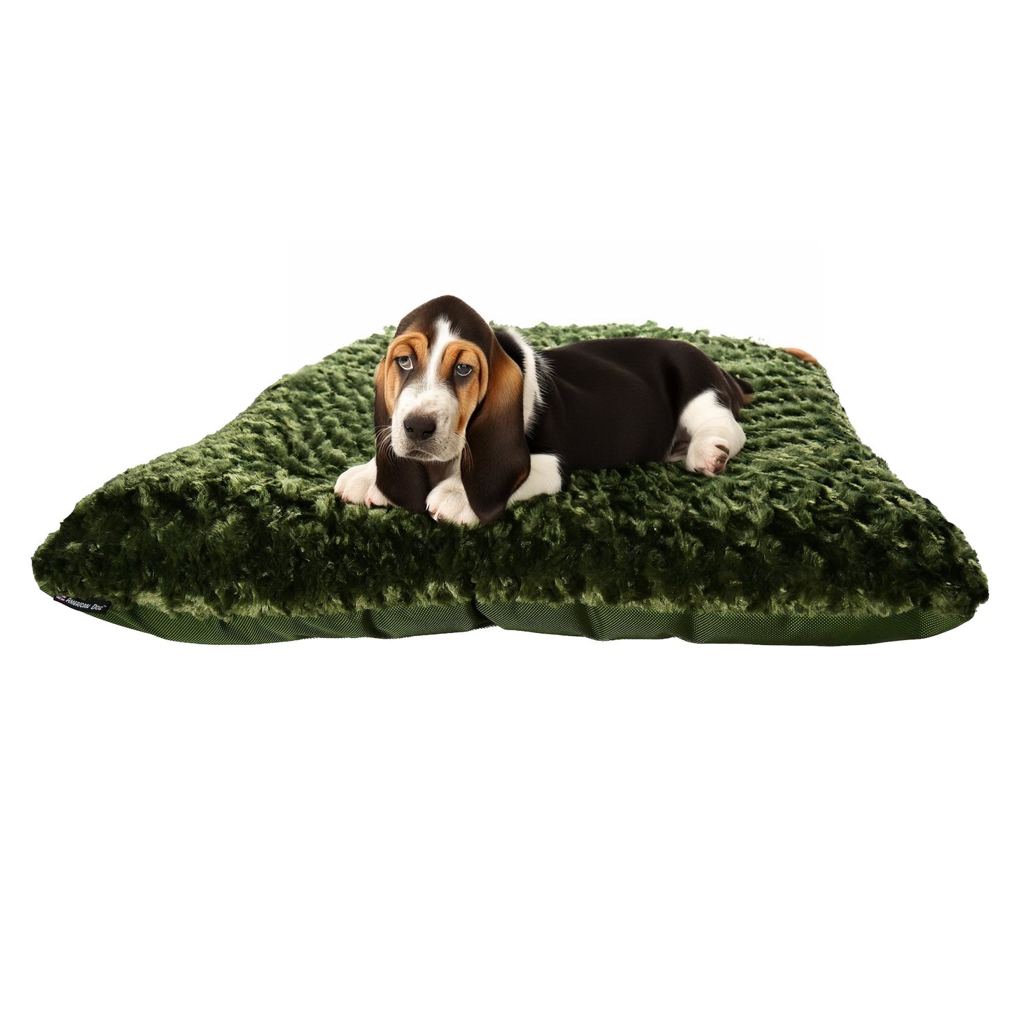 American Dog - Dog Bed Rectangle Bolster Furvana™ 'Cloud'