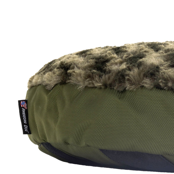 American Dog - Dog Bed Round Base Furvana™