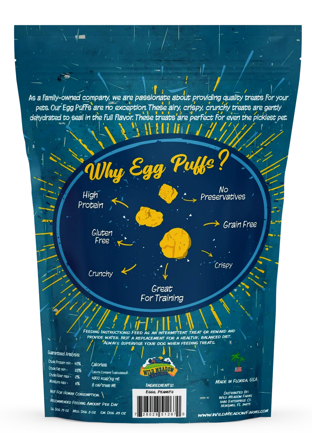 Wild Meadow Farms Egg Puffs Peanut Butter (2oz)