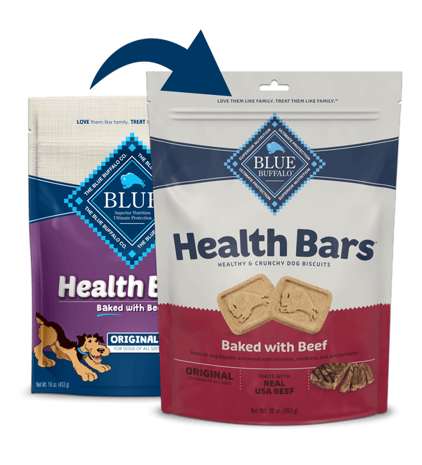 Blue Buffalo Blue Health Bar Crunchy Dog Biscuits Baked with Beef (16oz)