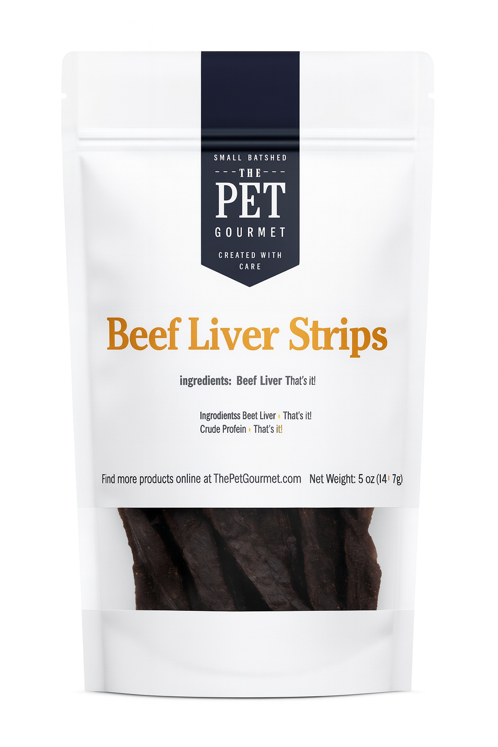 The Pet Gourmet® - Beef Liver Jerky Strips, 5 oz