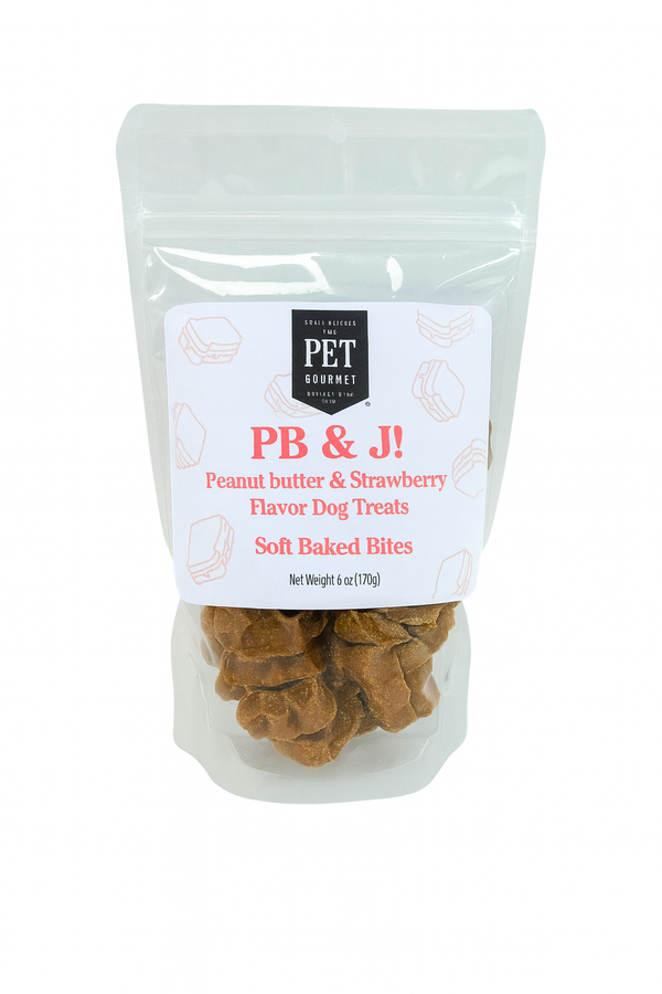 The Pet Gourmet® - PB & J Soft Baked Bites 6 oz