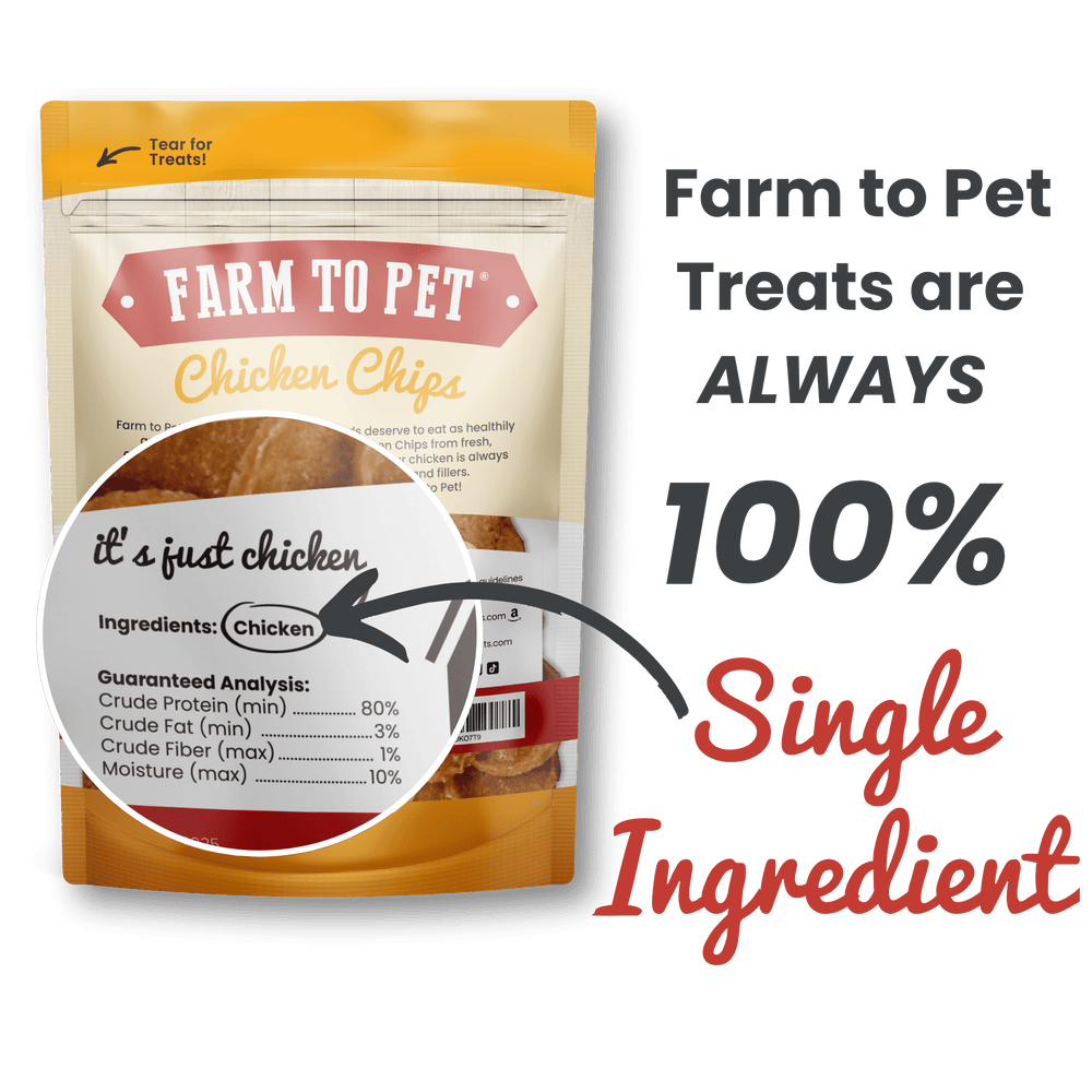 Farm To Pet - Puppy Packs 'n Snacks Dog Treat Starter Pack | Single-Ingredient Training Treats