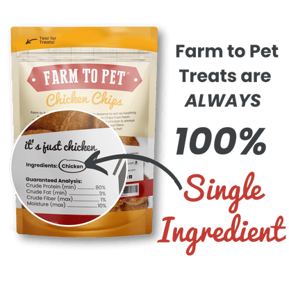 Farm To Pet - Puppy Packs 'n Snacks Dog Treat Starter Pack | Single-Ingredient Training Treats