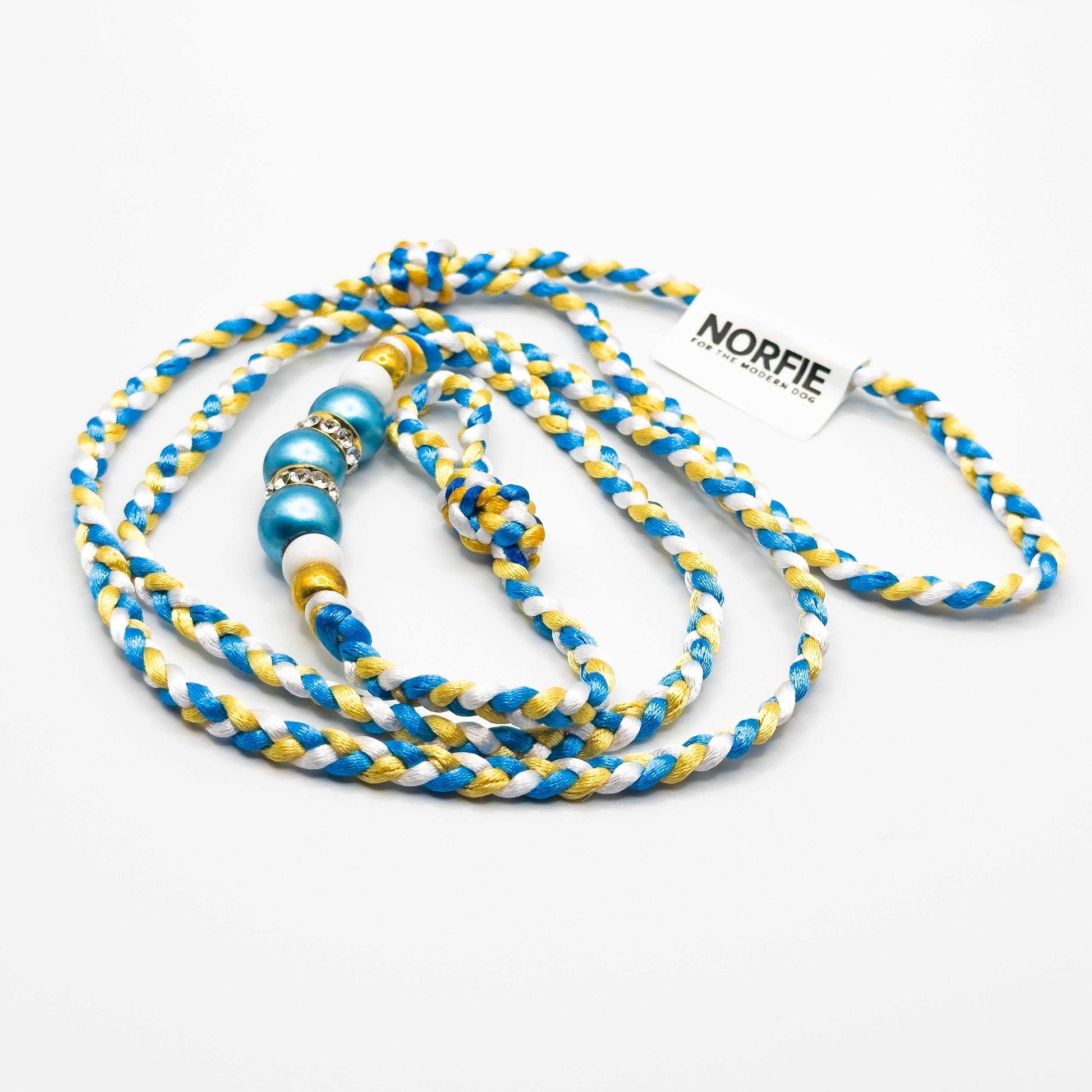 Citrine Yellow Conformation Dog Show Leads front view
