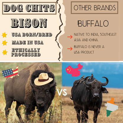 Bison Lung Fillet Treats for Dogs - 10 oz