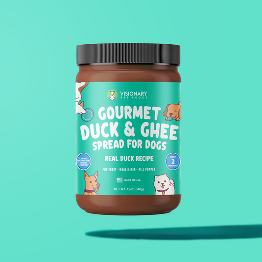 Visionary duck and ghee dog meat spread 12oz jar


