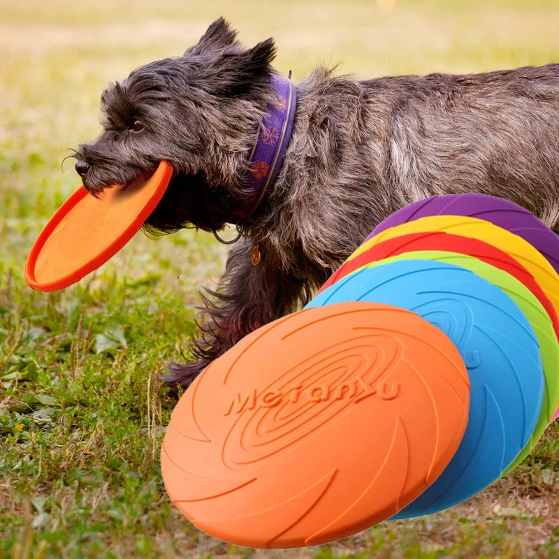 Dog Frisbee – Interactive Rubber Dog Toy for Outdoor Fun 1
