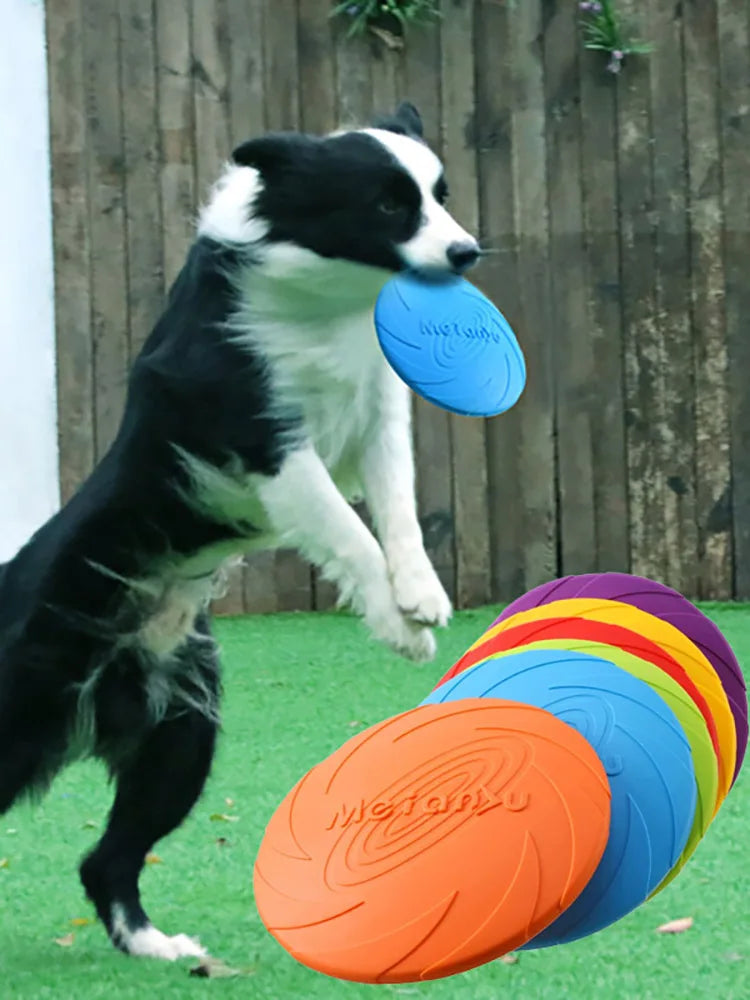 Dog Frisbee – Interactive Rubber Dog Toy for Outdoor Fun 13