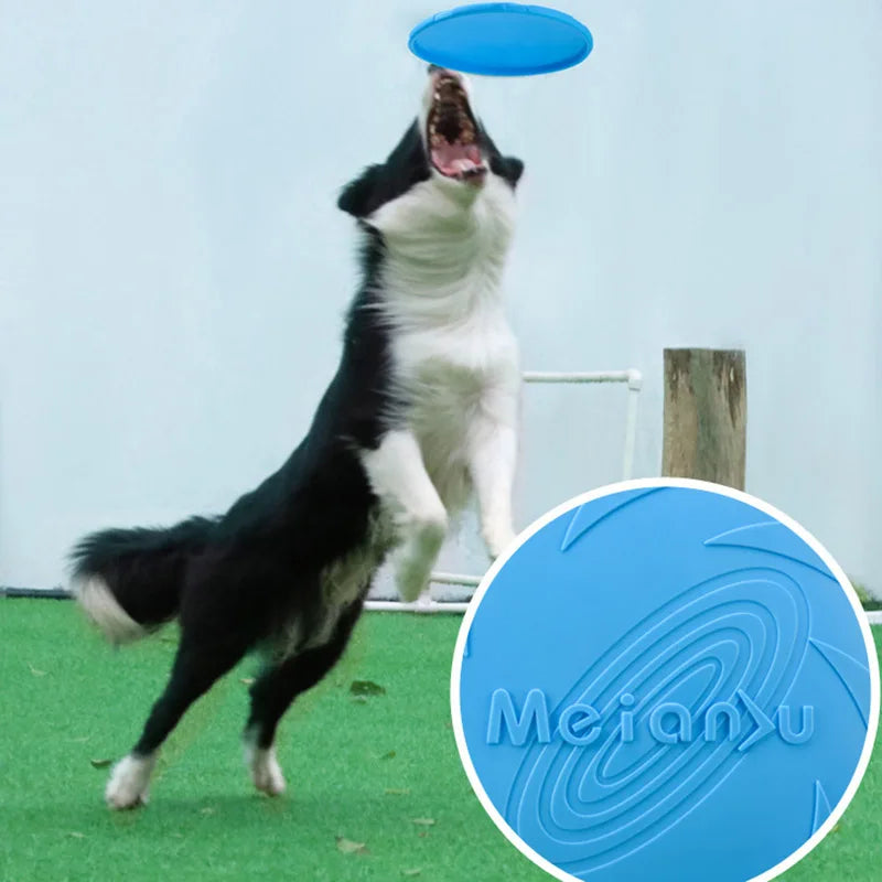 Dog Frisbee – Interactive Rubber Dog Toy for Outdoor Fun 14
