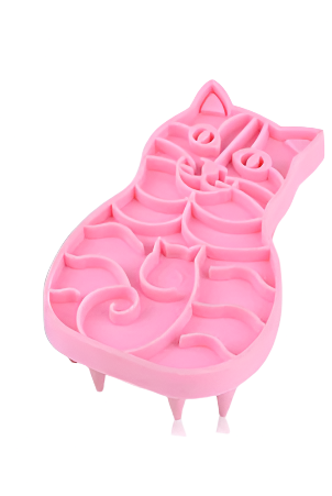 Dog Rubber Massage Brushes Blue Down All color Pink