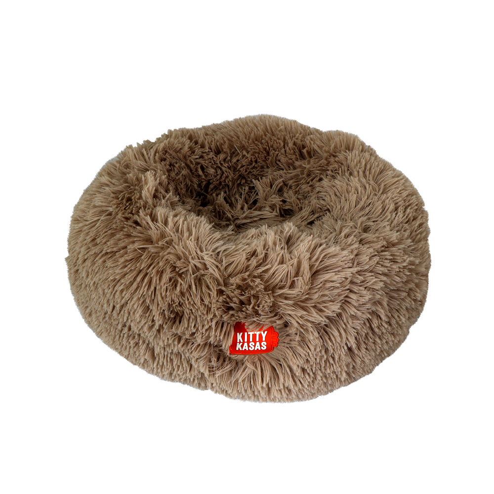Jolly Pets - Kitty Kasa Plush Donut Cat Bed