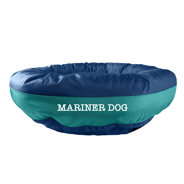 American Dog - Dog Bed Round Bolster Armor Baseball