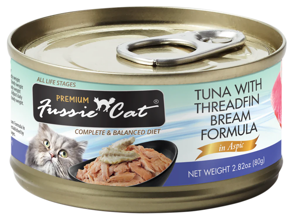 Fussie Cat Premium- Tuna With Threadfin Bream Formula In Aspic (2.8oz)
