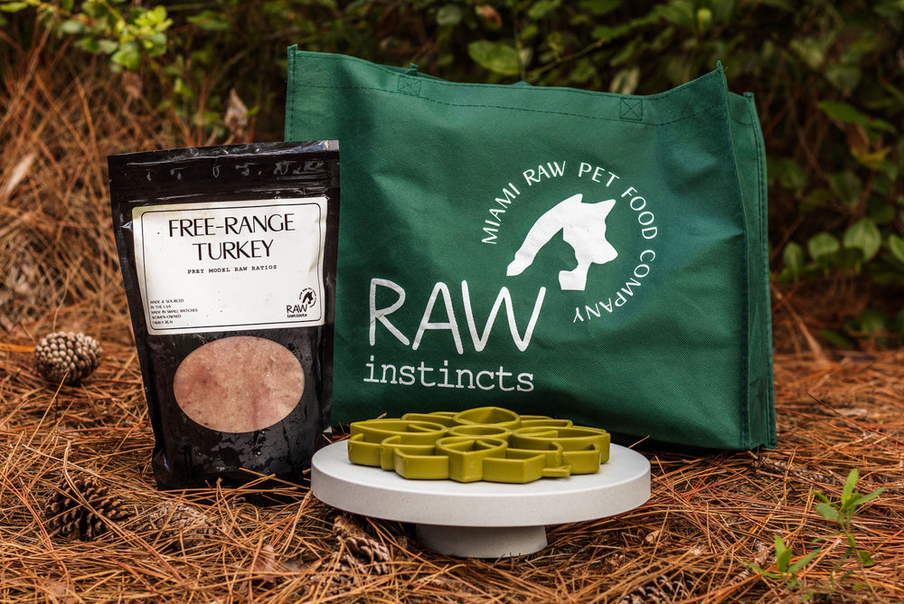 Raw Instincts - Raw Turkey Meal Blend for Cats & Dogs (Prey Model Raw)